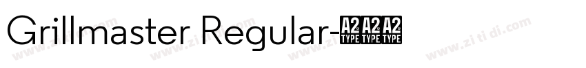 Grillmaster Regular字体转换